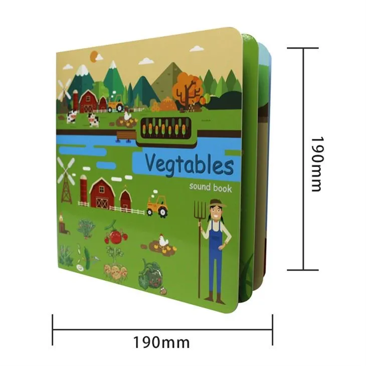 Baby Education Farm Sounds Book Use For Kids