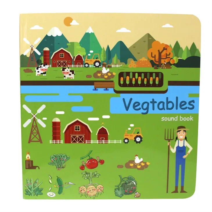 Easy Learning Farm Animal Sound Book Use For Children Early Education