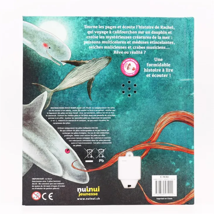 Eco-Friendly Professional Printing Interactive Sound Book