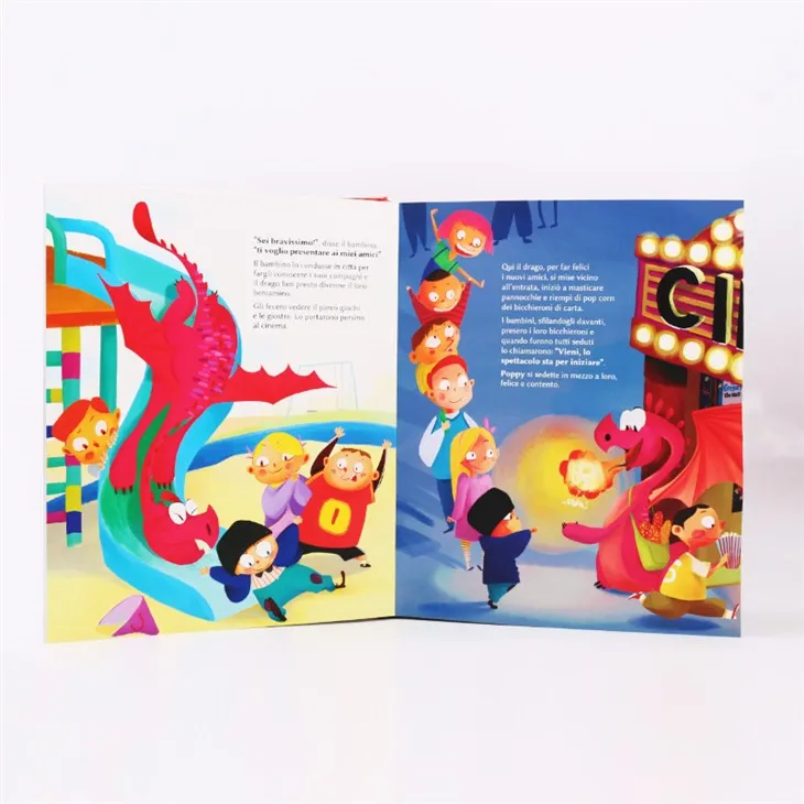 Factory Supply Fire Dragon Adventure Story Sound Book Custom Is Available